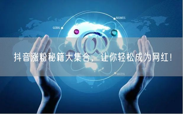 抖音涨粉秘籍大集合,让你轻松成为网红!