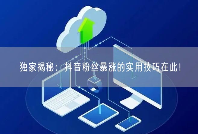 独家揭秘：抖音粉丝暴涨的实用技巧在此！